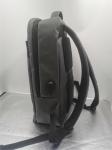 Black/Grey Personalized Custom Laptop Backpack With Multi Compartment Design