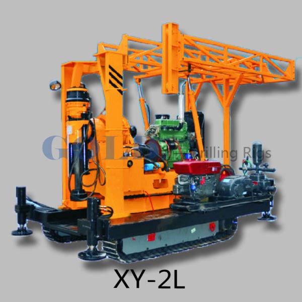 Cheap customized water well drilling rig XY-2L, compacted drill unit for sale