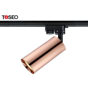 China 2 Wire LED Ceiling Track Lights 360 Degree Adjustable Die Cast Aluminum on sale
