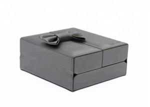 ROHS Leather Jewelry Packaging Boxes , Mirrored Jewellery Box For Travel