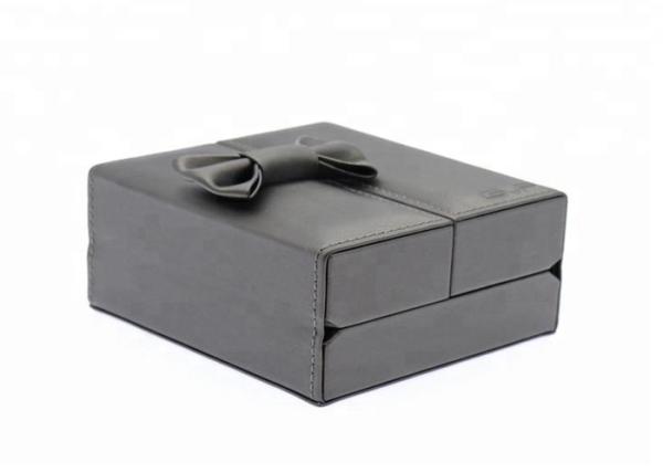 Cheap ROHS Leather Jewelry Packaging Boxes , Mirrored Jewellery Box For Travel for sale