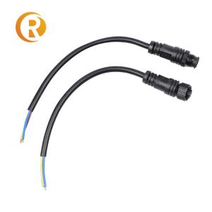 China ISO14001 M12 Male Connector 18AWG PCB Cable Assembly on sale