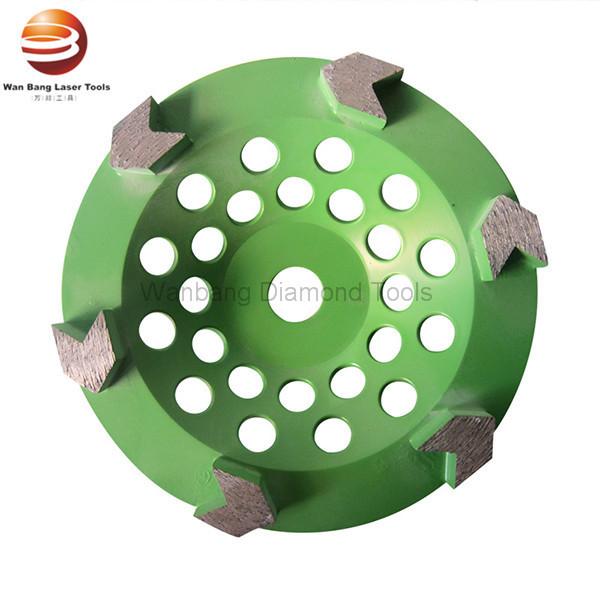 Cheap 125mm 180mm Arrow Segment Diamond Grinding Cup Wheels for sale