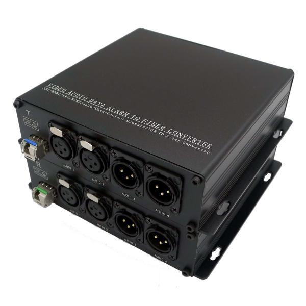 Cheap Media Digital Audio Over Fiber Extender Bidirectional Audio Over Fiber for sale