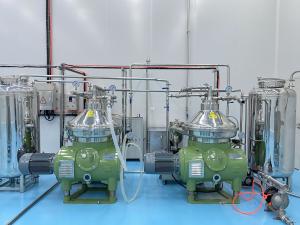 Self Cleaning 3 Phase DHY 300 Automatic Disc Separator Centrifuge For Waste Oil