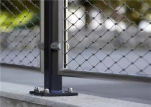Best 6 Meter Height SS304 Stainless Steel Wire Rope Net For Bridge Railing Fence wholesale