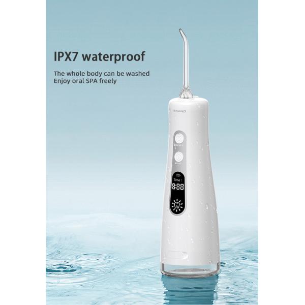 Oral Irrigator Dental Care 350ml Tank LED Display Rechargeable USB Portable Water Flosser