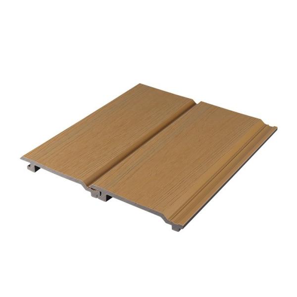 Cheap Moisture-proof 145x20.5mm Exterior Floor WPC Cladding Panel For Park And Flat Surface Wall Board For Villa for sale