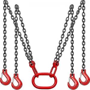 China Double Hook Four Hook Sling Ring Lifting Chain Sling for Heavy-Duty Construction on sale