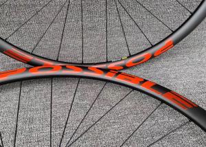 Easy Peel Bicycle Wheel Decals Resistant To Rub Customized Color