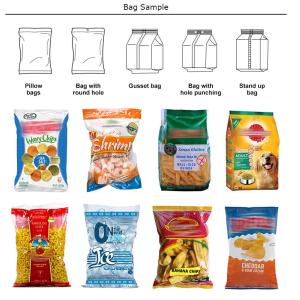 Nitrogen Snack 3KW Vertical Form Fill Seal Packaging Machine