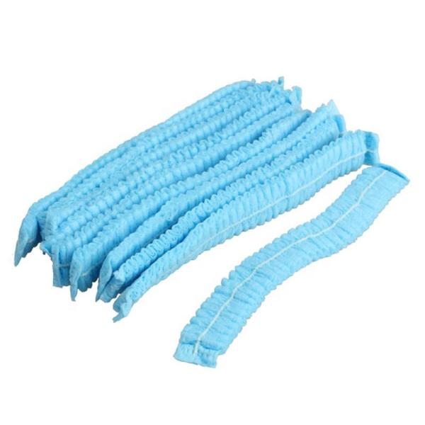 Antibacterial OEM 10g Bouffant Head Covers 18 Inch