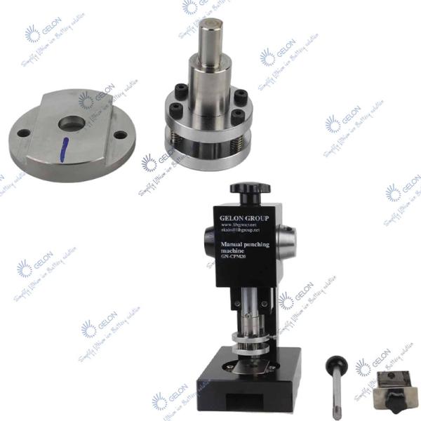 CR2032 Coin Cell Assembly Machine Manual Disc Cutter For Battery Research