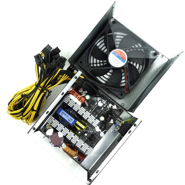 1100W Power Supply Unit 1.55KG Net Weight Support 1070 580 GPU For Mining Machine