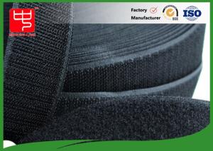 Best 50mm Wide Black Hook And Loop Tape / Male And Female Hook And Loop Roll Fastening wholesale