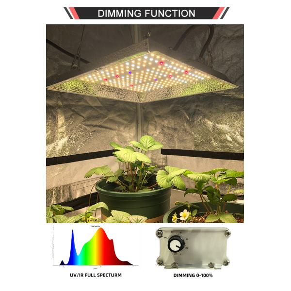 Knob Dimming Full Spectrum 2x2 LED Grow Light
