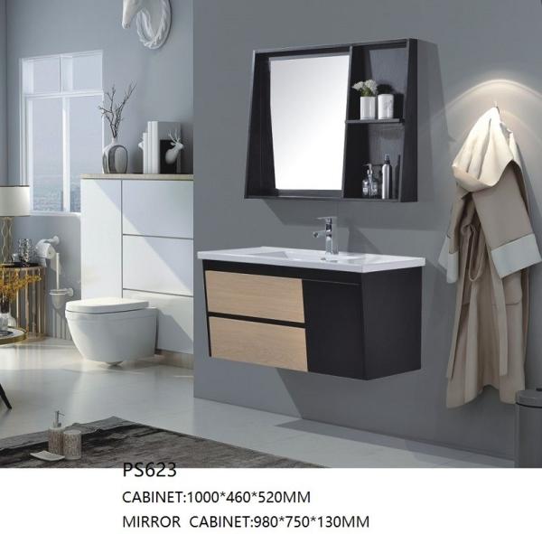 Cheap Extravagant Wall Mounted Bathroom Cabinet with Mirror 1000*460*520mm for sale