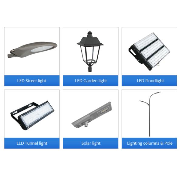 Electric Waterproof LED Street Light with AC85-265V Input Voltage and Long Lifespan