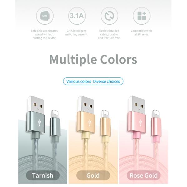 3.1A Fast Charging USB Cable