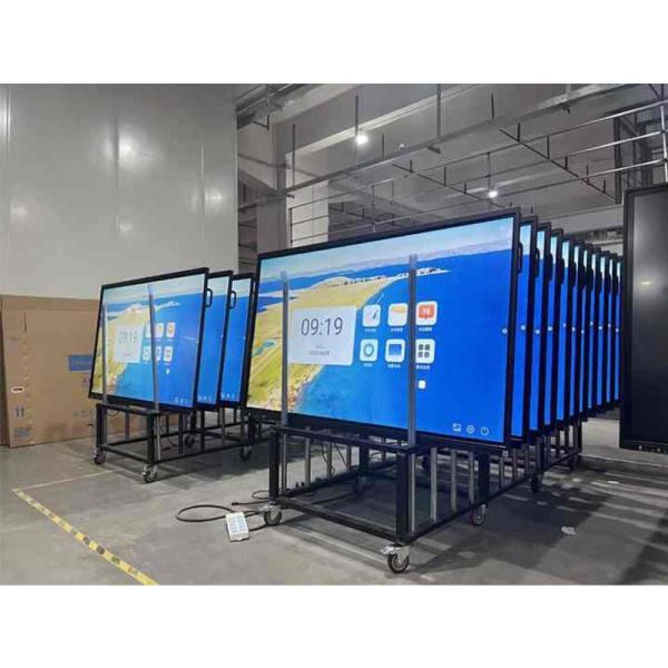 110 Inch Interactive Touch Screen Whiteboard with 4K Resolution and 20-Point Multi-Touch for Professional Presentations