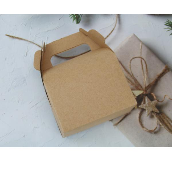 Screen Printing 250g Kraft Paper Food Packaging Box 0.024kg