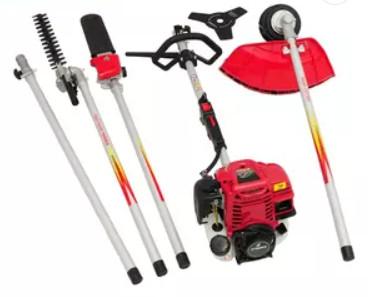 Cheap 4 In 1 Petrol Garden Multi Tool Gas Powered 8000 Rpm Brush Cutter 41.5CC for sale