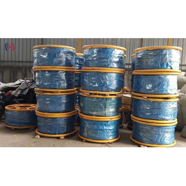 9mm - 42mm Transimission Line Pilot Wire Galvanized Braided Anti Twisting Steel Wire Rope