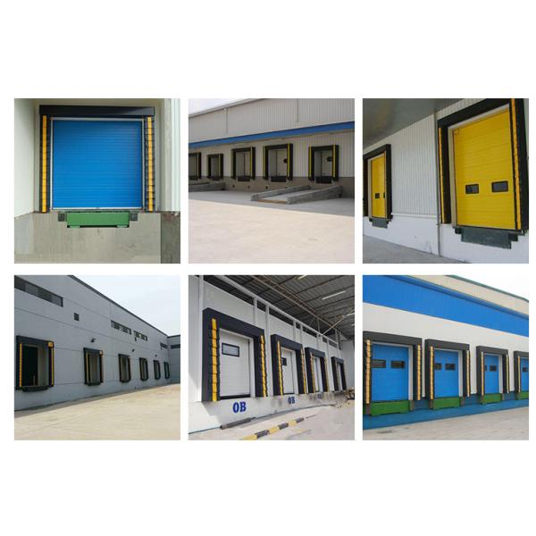 Industrial IP54 Loading Dock Door Seals Airlock Foam Inflatable 3m Width Airproof