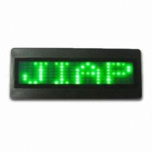 Best Programmable Scrolling LED Message electronic name tags wholesale