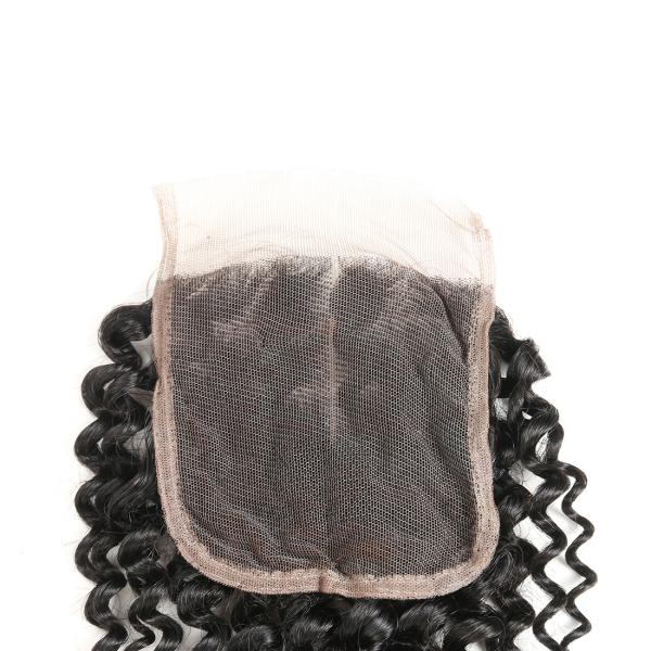 Cheap Clean Weft Human Hair Lace Closure 4 * 4 , Human Lace Wigs With Baby Hair for sale