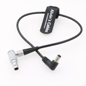 Lemo 4 Pin Male Connector To Right Angle DC Power Cable For Teradek