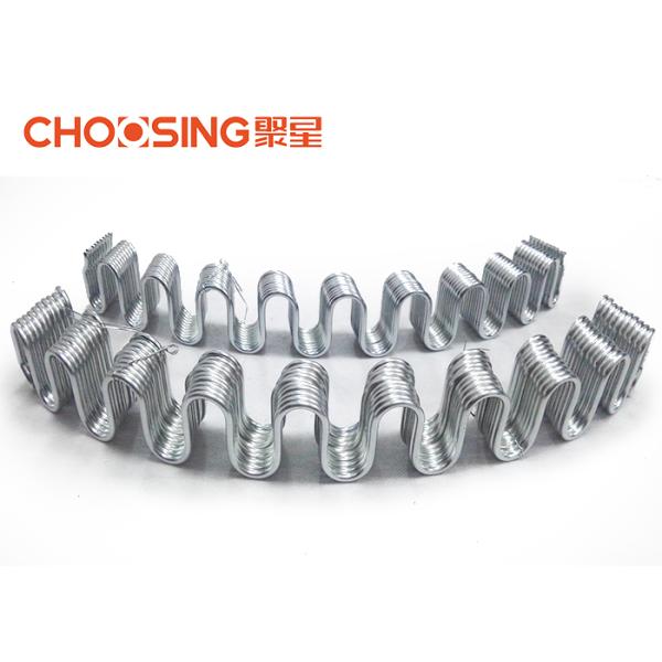 23 Inch Curved Zig Zag Sofa Springs OEM Chrome Plating S Shape Optimum Durability