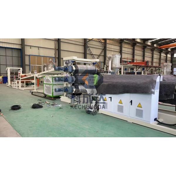 Skinned PVC Plastic Sheet Making Machine 30mm Foam Board Extrusion Line