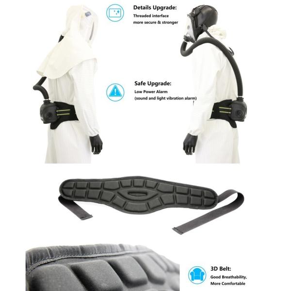 Customization Nomex Powered Air Filter Mask Papr With Battery Filter Fan