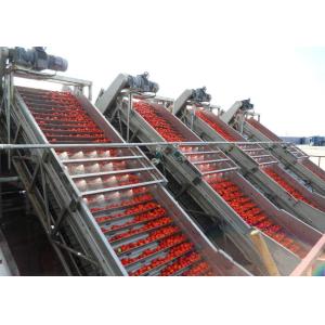 Industrial Vegetable Processing Line Tomato Paste Processing Line Water Saving