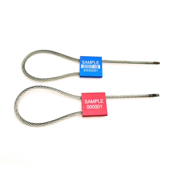 Pull Tight Locking Mechanism Cable Security Seals Tamper Proof 26*26*7.5 Mm