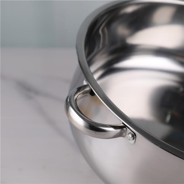 Restaurant Stackable Steamer Pot Five Layers Customized Logo