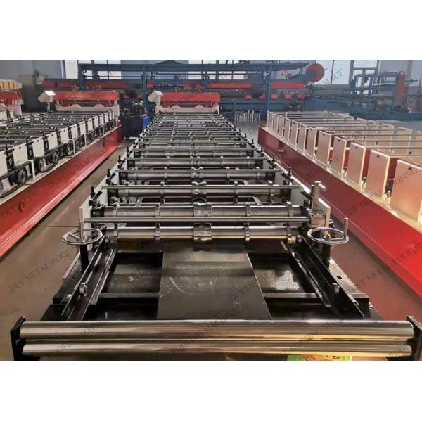 Trapezoidal 3phases Roof Roll Forming Machine Plc Control System