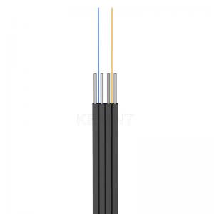 Best KEXINT FTTH Fiber Optical Drop Cable GJSPXH Symmetrical Parallel Butterfly Cable wholesale