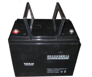 China Non Spillable 12V80AH Industrial Lead Acid Battery , VRLA Lead Acid Battery Anti Corrosion on sale