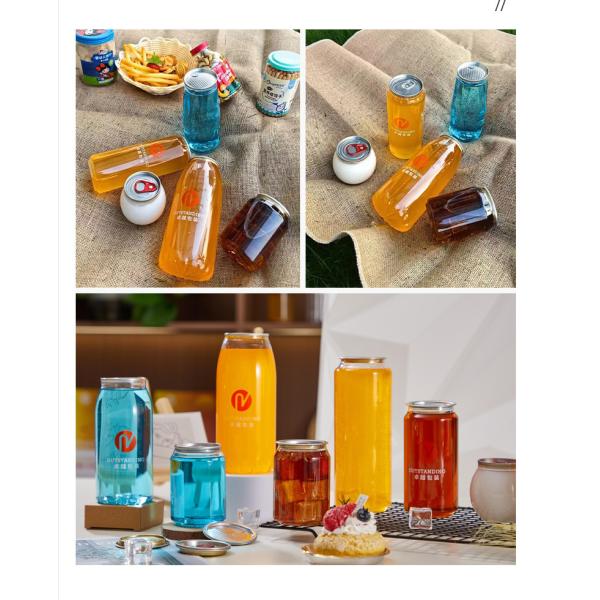 Customizable Aluminum Alloy/Tin-Plated Iron Material Plastic Bottle with Pull Ring or Button Opening Method