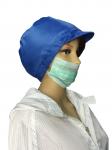 Breathable Re Useable ESD Safe Clothing ESD Hat 5x5 Cm Top Mesh Window