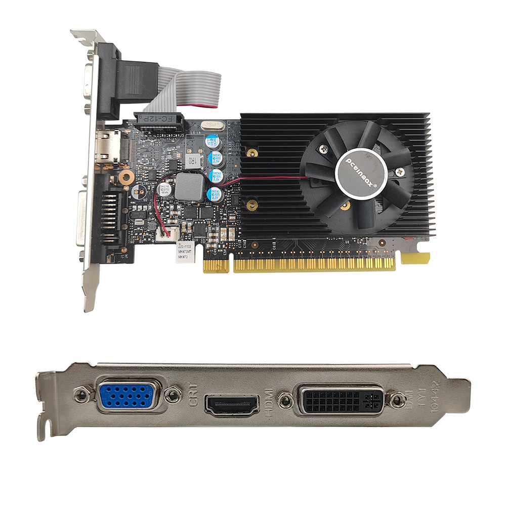 PCWINAMX New GeForce GT 730K 2GB DDR5 64 Bit 384SP VGA+HD+DVI Output Low Profile Graphic Cards