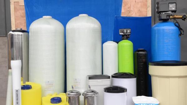 Cheap White Water Softener Tank Replacement , Natural Fiber Reinforced Plastic Tank for sale