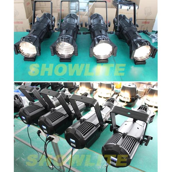 150w/200w Warm / Cool White Led Profile Spotlight Theater TV Studio Equipment