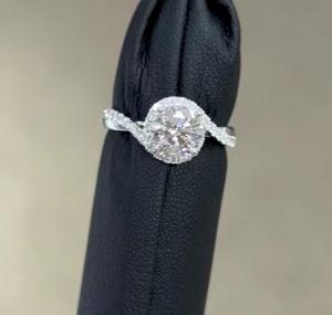 China Lab Made Diamond Jewelry engagement wedding rings Lab Grown Diamonds Jewlery Custom Jewelry on sale