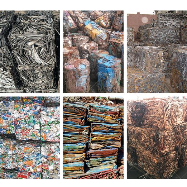 Mobile Aluminium Cans Press Scrap Metal Baler Machine