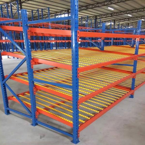 200–400kg/Lane Gravity Roller Racking , Gravity Flow Roller Rack For Fast Order Picking