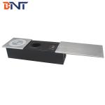 EU Power Socket Sliding Desktop Mounted Power Data Socket Sliding Open Type