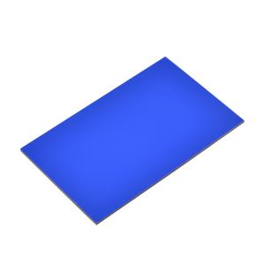 Best Telecom Blue PE Aluminum Composite Panel 4X8 Shockproof Brush Surface wholesale